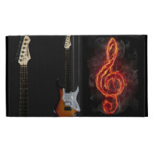 caso do ipad da guitarra do triplo do fogo