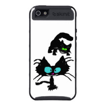 Caso do iphone 5 dos gatos pretos