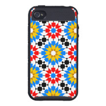 Caso geométrico islâmico de Skinit do teste padrão Capa iPhone 4