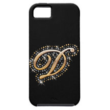 Caso Monogrammed da impressão do iPhone 5 - rotule Capa iPhone 5