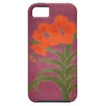 Caso tailandês do iPhone 5 da flor do Batik Capa iPhone 5