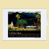 Catalina por Otis Shepard, C. 1935. postais
