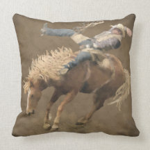 Cavaleiro de rodeio travesseiro