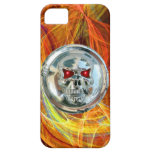 CAVALEIROS do CRÂNIO amarelos alaranjado Capa De iPhone 5 Case-Mate