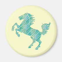 Cavalo de Deco Imã De Geladeira