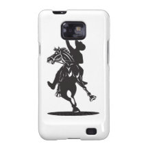 Cavalo de equitação do vaqueiro do rodeio capas para galaxy s2