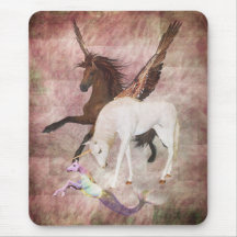 Cavalos da fantasia mousepad