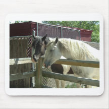 Cavalos do celeiro mouse pad