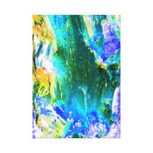 Caverna de água impressão em tela canvas