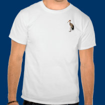 Cegonha faturada amarelo de C G Passarinho-Davies t - shirts