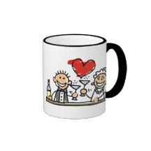 Celebração do casamento caneca