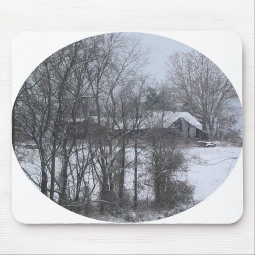 Celeiro do inverno mousepad