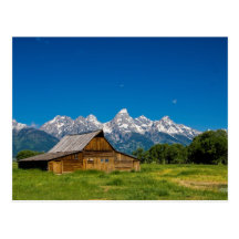 Celeiro grande de Teton Cartão Postal
