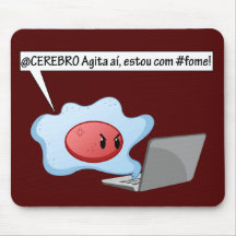 Célula faminta (Vermelho) Mouse Pads