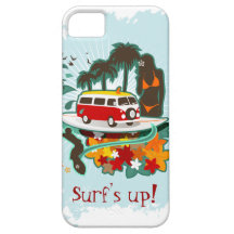 Cena tropical da praia iPhone 5 capas