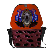 cera derretida cameo do vamp bolsas mensageiro