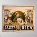 Cerveja de cerveja pilsen pôsteres