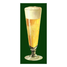 Cerveja de esboço alta do vintage, bebida alcoólic convites personalizados