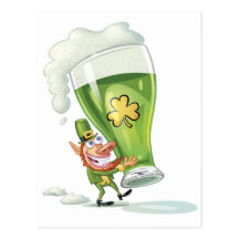 Cerveja mim cartoes postais
