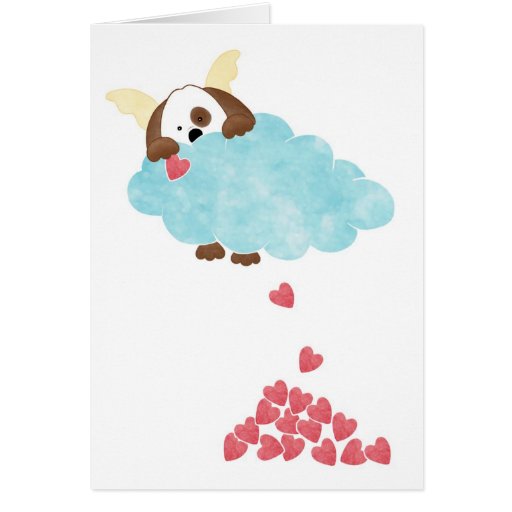 Céu do cachorrinho cartoes