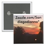 céu novo da manhã, Zazzle.com/Sandiegodianna* Boton