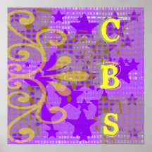 Chapa conhecida ou inicial posters