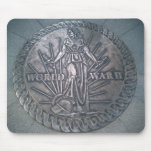Chapa memorável de WWII Mouse Pads