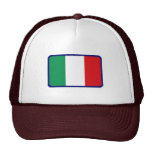 Chapéu bordado bandeira do efeito de Italia Boné