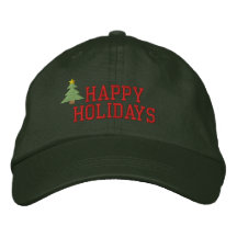Chapéu bordado da árvore de Natal Bonés Bordados