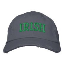 Chapéu bordado irlandês bones