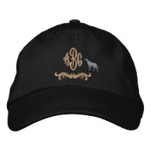 Chapéu bordado Monogrammed feito sob encomenda do  Boné