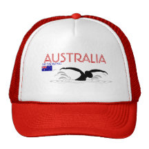 Chapéu da natação de Austrália Bones