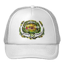 Chapéu feliz de Jamaica 50 Bone
