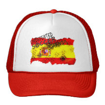 Chapéu invicto da espanha dos campeões do futebol bones