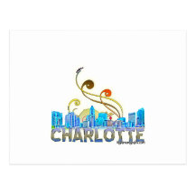 charlotte, nc cartoes postais