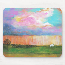 Chás de abril da pintura original mouse pads