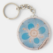 Chaveiro azul da mandala