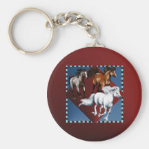Chaveiro de três mustang