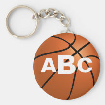 Chaveiro do basquetebol do monograma