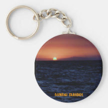 Chaveiro do por do sol de Malibu