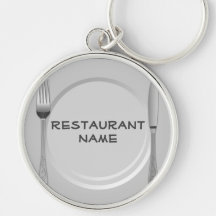 Chaveiro do restaurante da placa