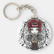 Chaveiro gótico da fada do Couture do Victorian de