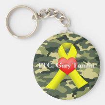 Chaveiro militar do veterano de guerra