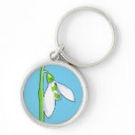 Chaveiro superior azul de Snowdrop porta chaves