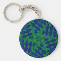 chaveiro Verde-azul