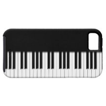 Chaves de teclado do piano iPhone 5 capa
