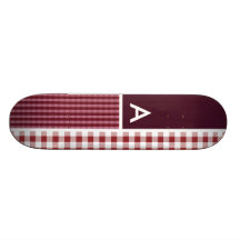 Checkered marrom; Guingão Skate