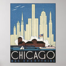 Chicago tem tudo pôsteres