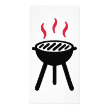 CHURRASCO da grade Cartões Com Foto Personalizados
