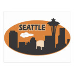 Cidade de Seattle Cartao Postal